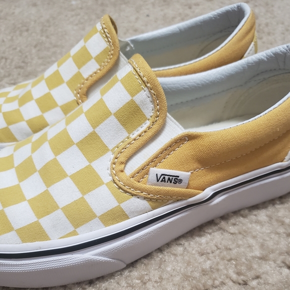 Vans Classic Slip-On checkerboard Aspen Gold - Picture 4 of 10
